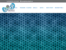 Tablet Screenshot of infinityvolleyball.com